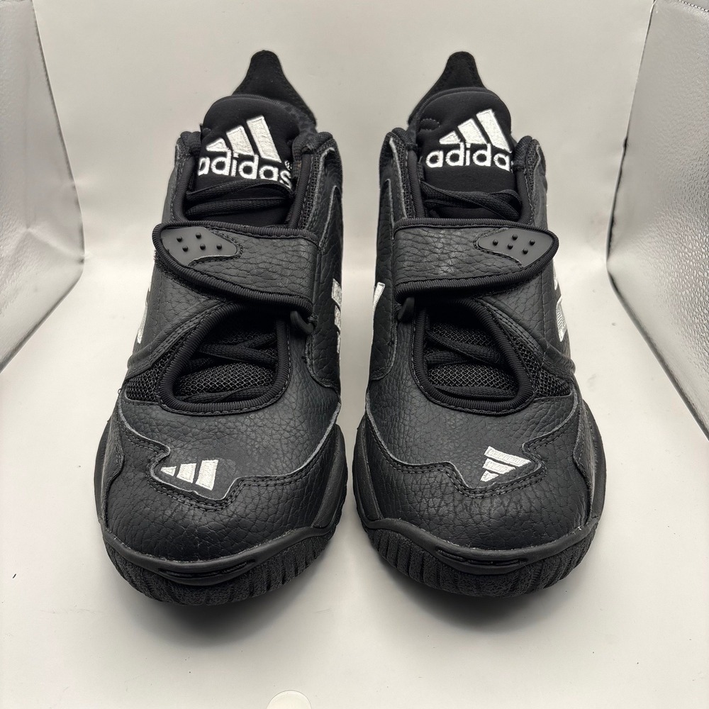 Adidas Vintage 2000 Black Silver Adiprene Basketball Shoes 668309 Mens 9.5